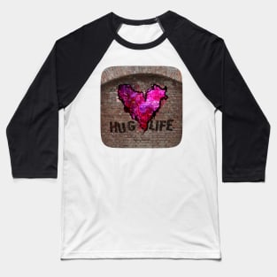 Hug Life - Pink Graffiti Baseball T-Shirt